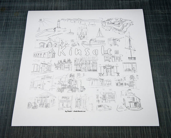 Colour-In Canvas Kinsale 60x60cm